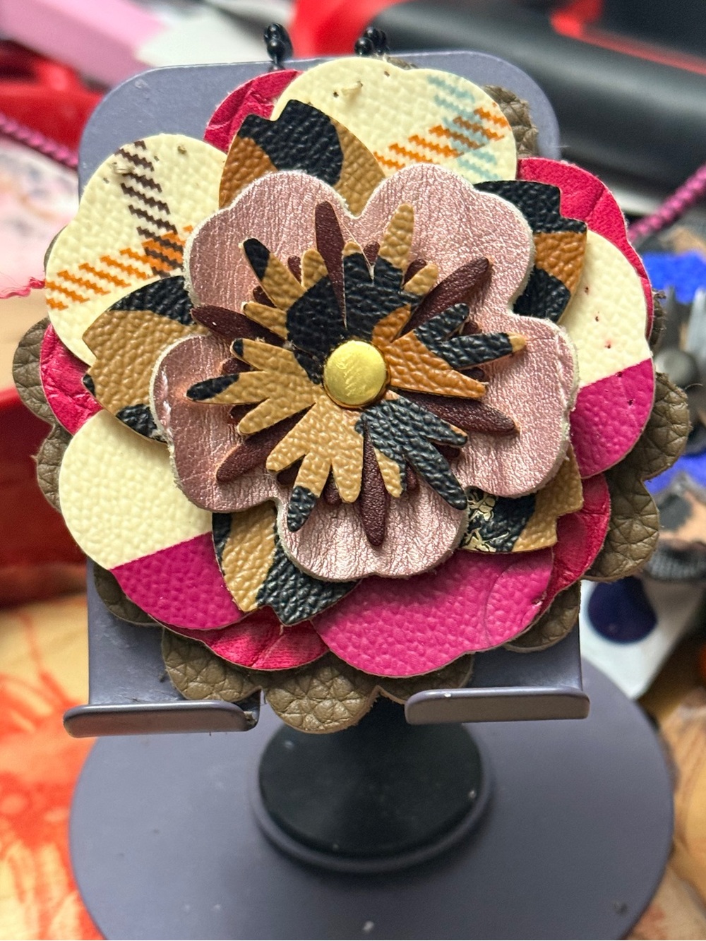 Handmade Floral Bag Charm
